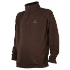 T297N - SWEAT POLAIRE MARRON