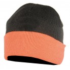 2464K - Bonnet enfant réversible orange