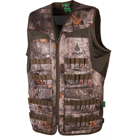T606 - Gilet multitubes camouflage forest