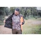 435 - Blouson Thermo-Hunt orange/marron