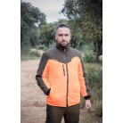 435 - Blouson Thermo-Hunt orange/marron