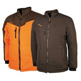 435 - Blouson Thermo-Hunt orange/marron