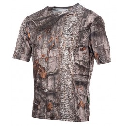 T002 - T-shirt camouflage orange forest 
