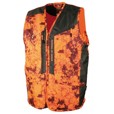 251 - Gilet Spirit digital orange