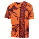 T001K - T-shirt camo orange enfants