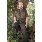 T609N - Gilet de chasse vert