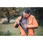 487 - Veste polar reverse orange/marron