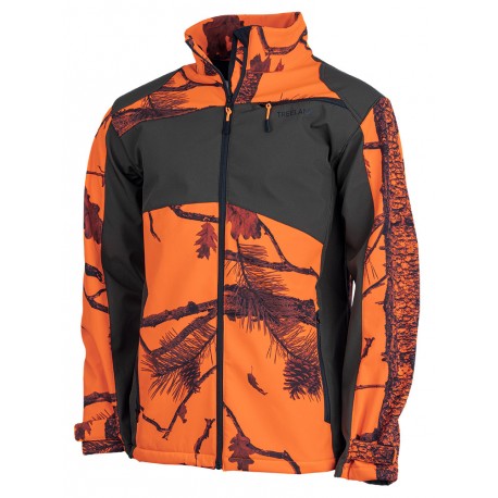 T403 -VESTE SOFTSHELL ORANGE