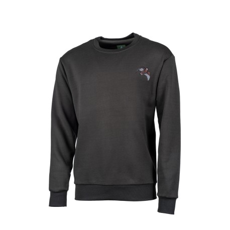 T204 - Sweat marron brodé