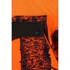 218 - Gilet softshell camo orange vert