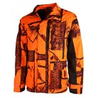 T628NK - Veste Chaude Camouflage Orange Fire Enfant