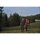 218 - Gilet softshell camo orange vert