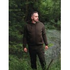 T104 - Kapuzen-Sweatjacke Grün