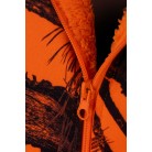 T105K - Sweat à capuche orange camouflage