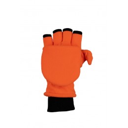 T1001 - ORANGE FLEECE GLOVES