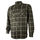 T502 - CHEMISE POLAIRE MARRON