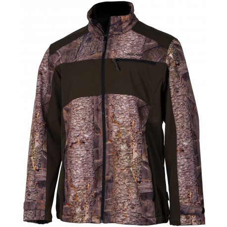 T402 - BRAUNE SOFTSHELL-JACKE
