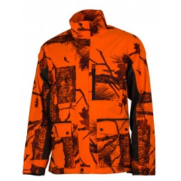 T628N - Veste Chaude Camouflage Orange Fire treeland