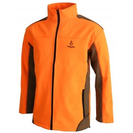 T317 - Veste Treeland softshell déperlante orange