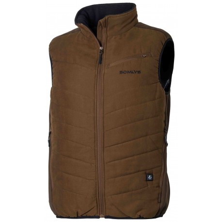 209N - Gilet chauffant marron