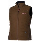 209NLADY - Gilet chauffant marron femme
