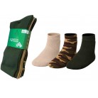 T078 - Pack 3 chaussettes vert/beige/euro camo