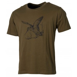 T001 - Orangefarbenes Feuertarn-T-Shirt