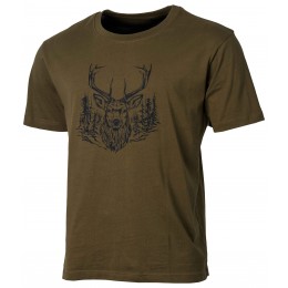 T010C - T-SHIRT KAKI CERF