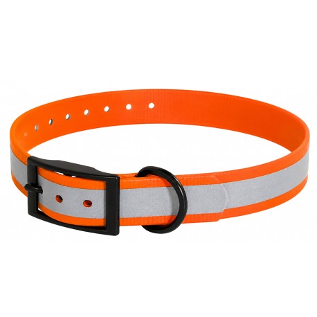 CRO - Collier réfléchissant orange 650mm*25*2.5mm
