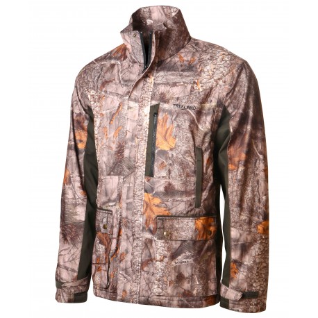 T627 - Veste bicolore camo forest/vert