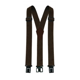 177M - Bretelles marrons accroche ceinture