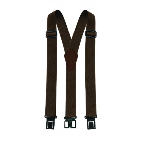177M - Bretelles marrons accroche ceinture